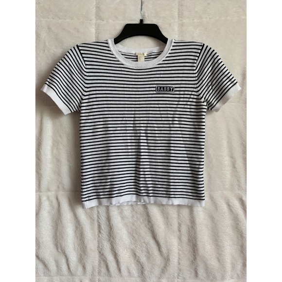 Forever 21 Tops - “Sassy” Striped Knit Top